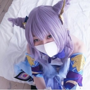 Yuzukitty柚子猫_cosplay原神刻晴作品一部